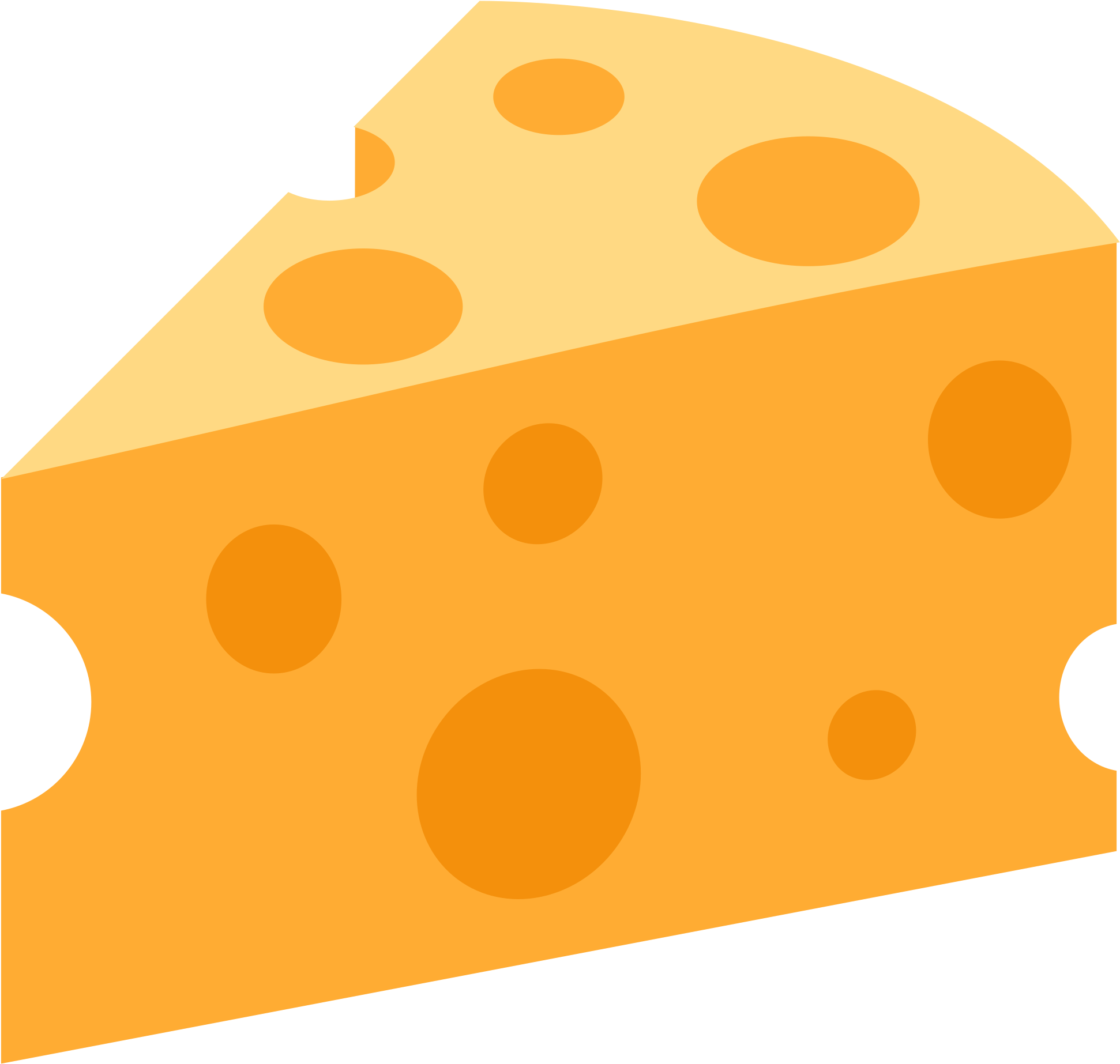 Logo of a cheese wedge